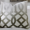 OMBRE FRET PILLOW SAGE