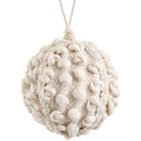 4" COTTON BALL ORNAMENT
