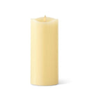 3.5 x 8.75 Inch Ivory Wax Indoor Pillar Luminara