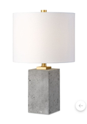 STAINED CONCRETE BASE LAMP