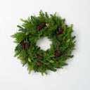 22" CEDAR HEMLOCK WREATH