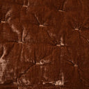 Stella Box Stitch Queen Quilt Set Copper Brown