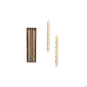 Gold Dot Taper Candles Set/2