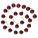 Red Ornament Garland